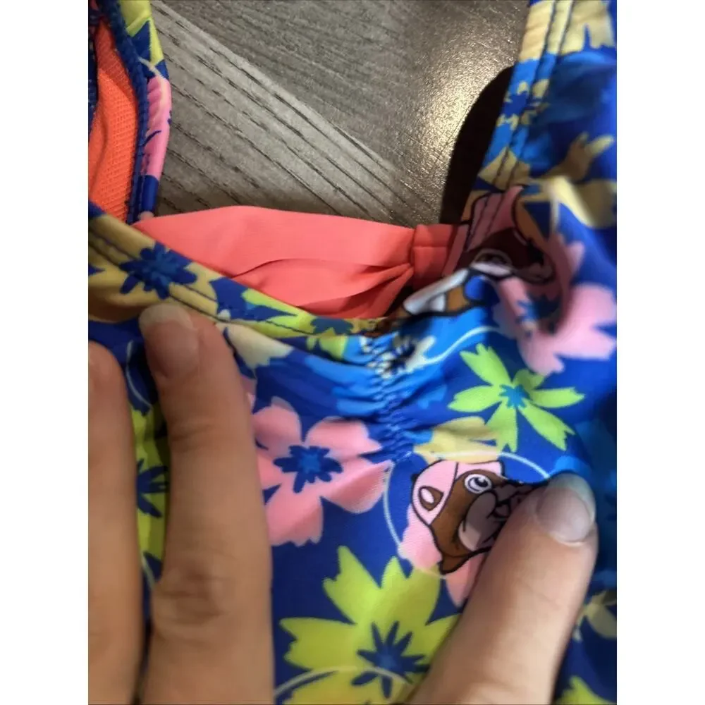 Buc-ee’s 2T Floral One Piece Girls Swim Suit